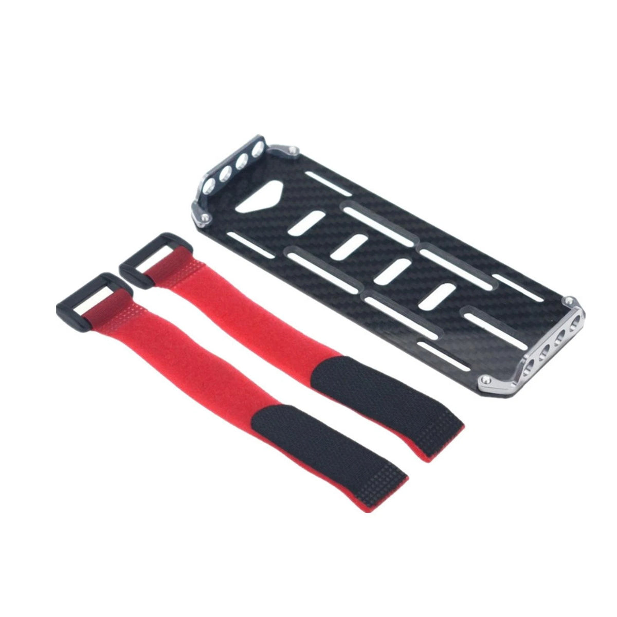 Carbon Fiber 2S 3S Battery Mount Plate Bass Stand For Axial SCX10 1/10 RC Car