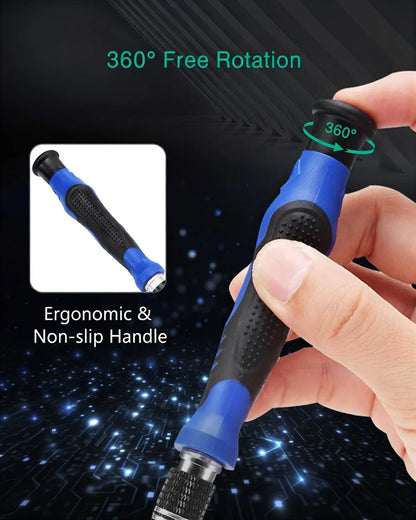 ORIA Precision Screwdriver Set, 61 in 1 Small Set with 57 Blue