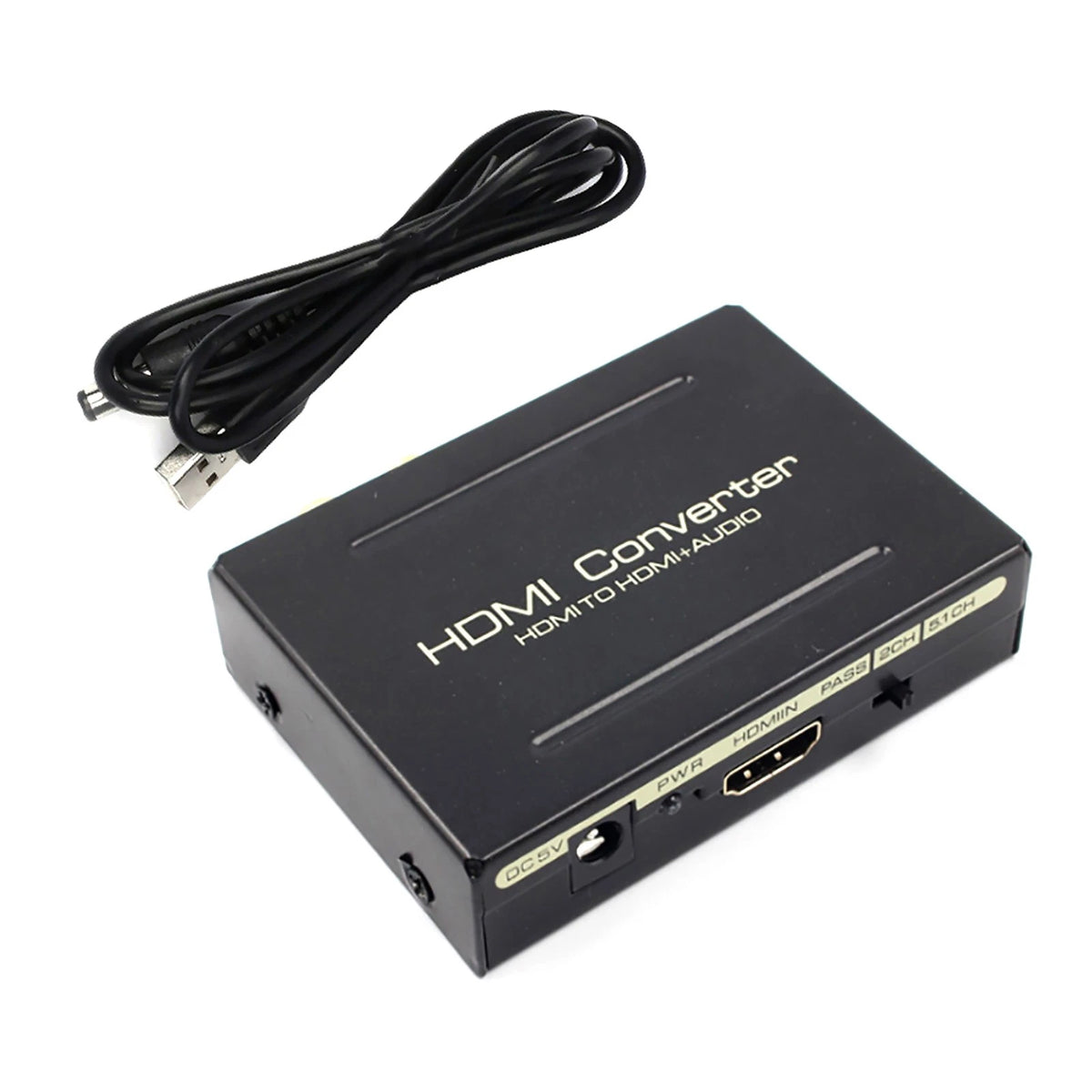 1080P HDMI Converter HDMI to SPDIF Optical 4K RCA L/R Analog Audio Extractor d