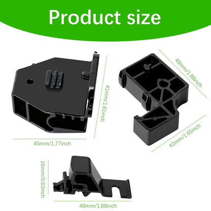 Dkaikai Range Drawer Glide Replacement Kit for Whirlpool Black