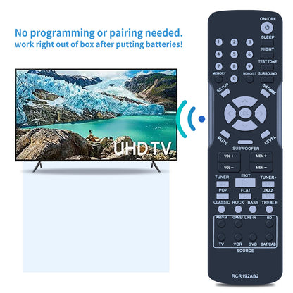 RCR192AB2 For RCA Home Theater System Remote Control RT2870R RT2906 RT2911