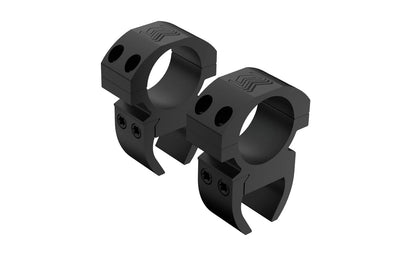 Monstrum Dovetail (11 mm / 3/8 inch) Scope Rings V2 | High Profile with Black