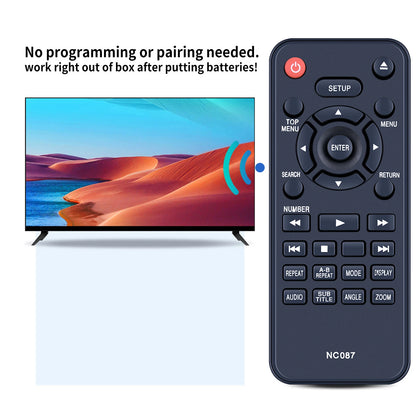 NC087 Remote Control For Sanyo DVD Player FWDP105F FWDP175F