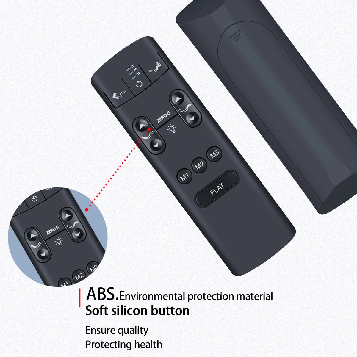 Remote Control For iDealBed 5i Custom Adjustable Bed Base With backlight