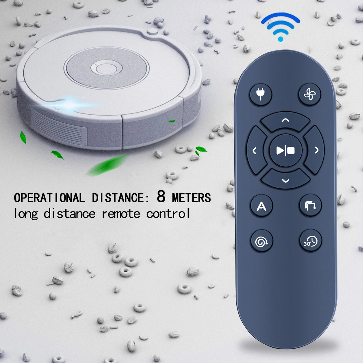 Remote Control For Eufy RoboVac 15C, 25C, 30C, 35C, 15C MAX, 30C MAX
