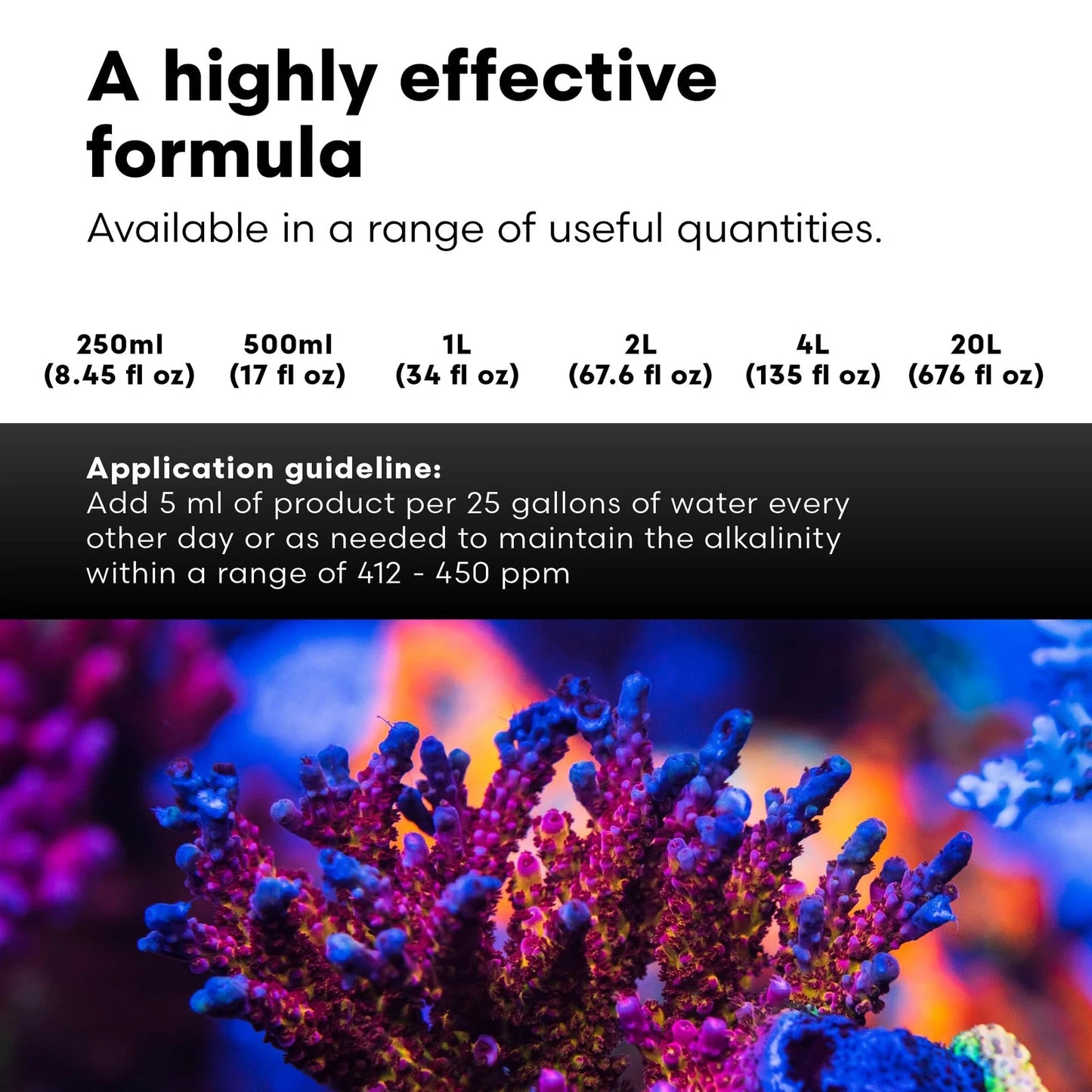 Brightwell Aquatics - Reef Code A - Balanced Calcium & Alkalinity System 1-L