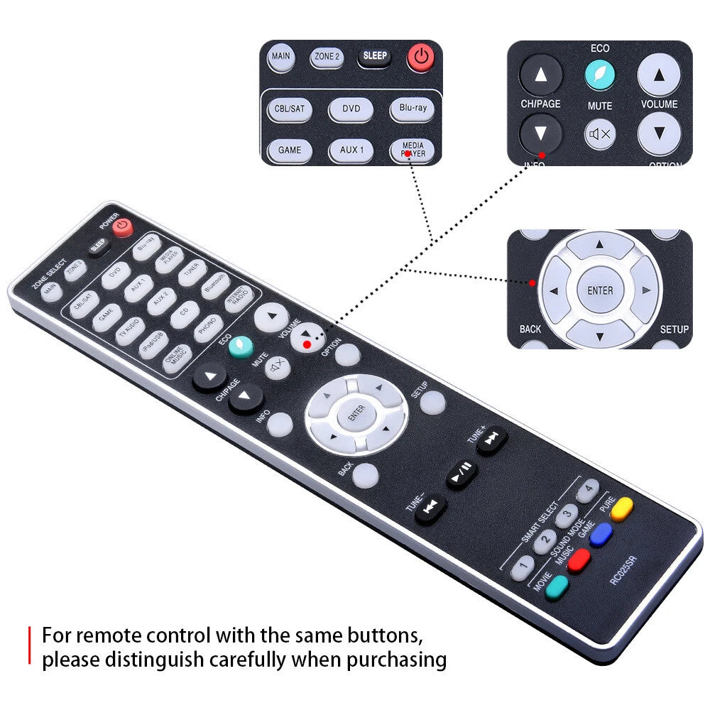 RC025SR For Marantz AV Surround Receiver Remote Control SR6010 SR6009 SR6011