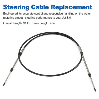 59406-3780 Steering Cable Replacement for Kawasaki Ultra LX /250X / 260LX / 260X