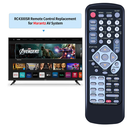 RC4300SR Remote Control For Marantz AV Receiver SR4300 SR4300A1B SR4300A1G