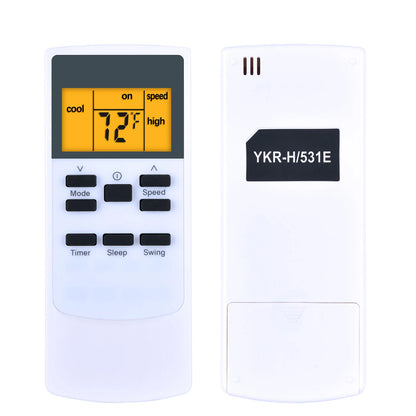 YKR-H/531E Remote Control For Frigidaire Portable Air Conditioner With backlight
