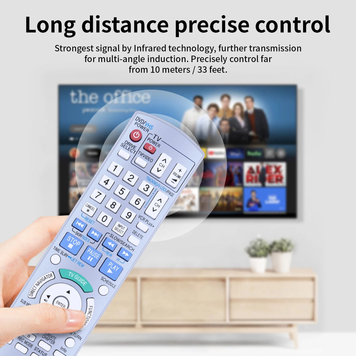 Remote Control EUR7659Y90 For Panasonic DVD Recorder DMR-EH75 DMR-EH75V