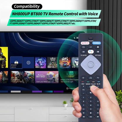 NH800UP BT800 Voice Remote Control For Philips TV 43PFL5766/F6 50PFL5766F6