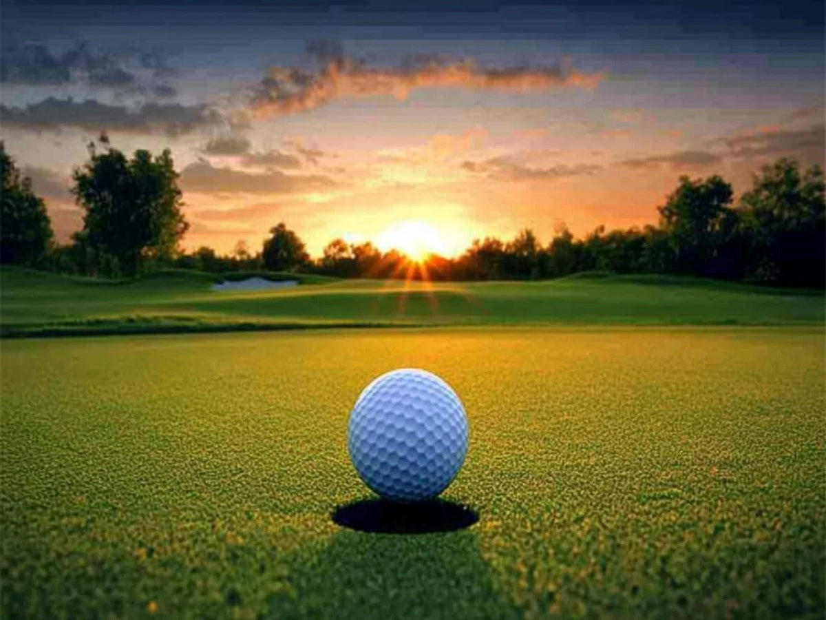 MaiYiYi 5D Golf Diamond Painting Art Kits, 16x12 inches 40x30 cm, Clear