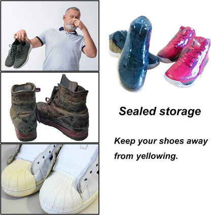 Shoe Shrink Wrap Bags,50 Pcs Sneaker Bags 10x17.7 Inch, 50pcs