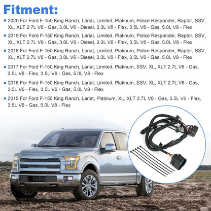 Rear Bumper Tow Harness For Ford F-150 2015-2020 HL3Z-13A576-D