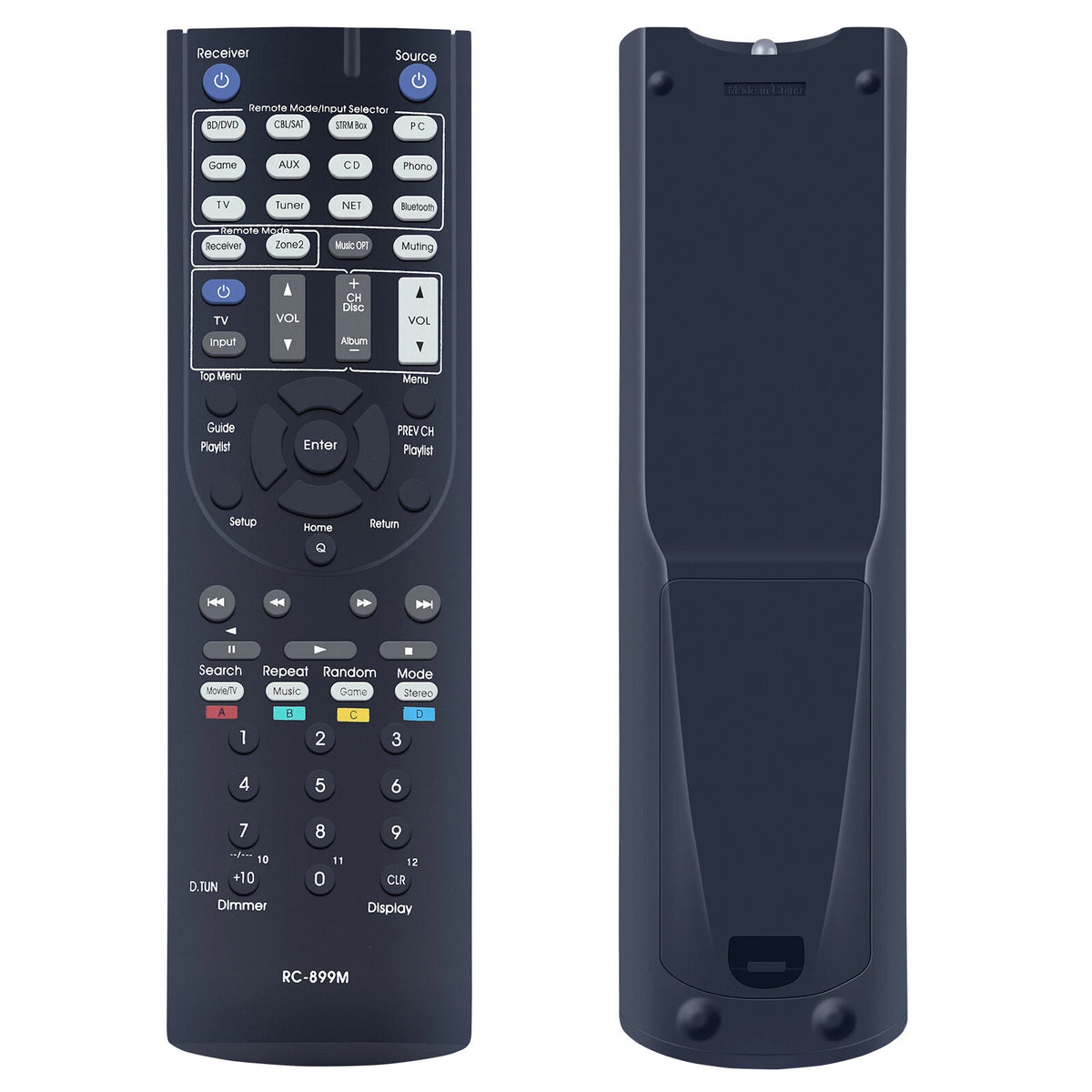 RC-899M For Integra Audio Receiver Remote Control DTR 20.7 DTR207 DTR307