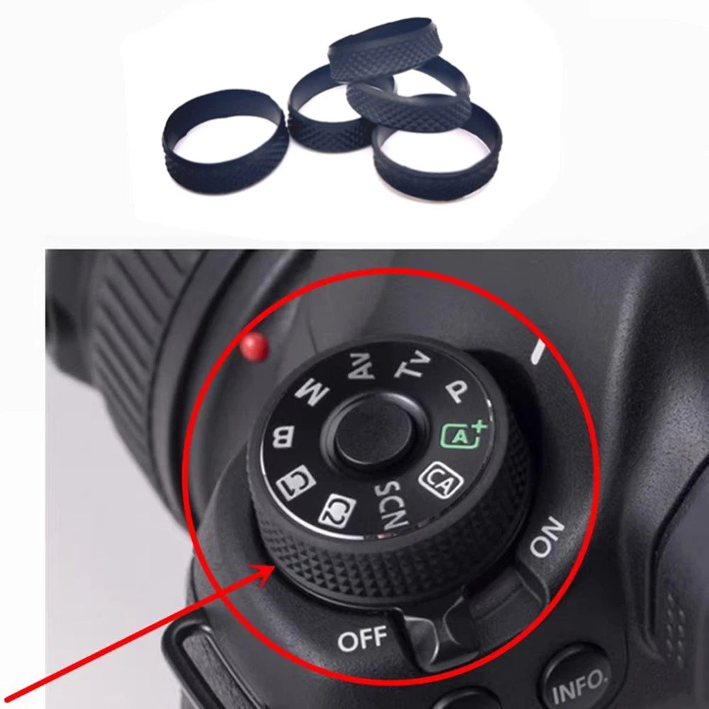 Rubber Top Cover Dial Ring Mode Button Circle For Canon EOS 5D4 5D Mark IV Cam g