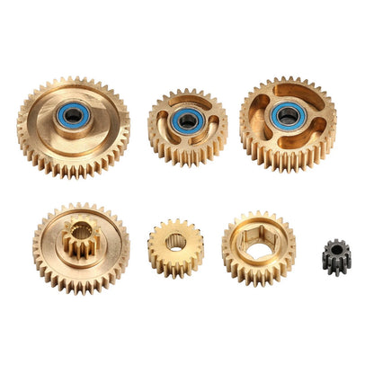Transmission Gearbox Gears Set Parts for Tamiya 1/14 Tractor Trailer