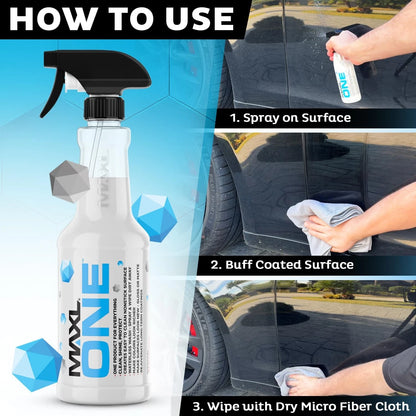 MAXL MAXLONE™ Car Spray with Triphene® All 20 Fl Oz (Pack of 2), Clear
