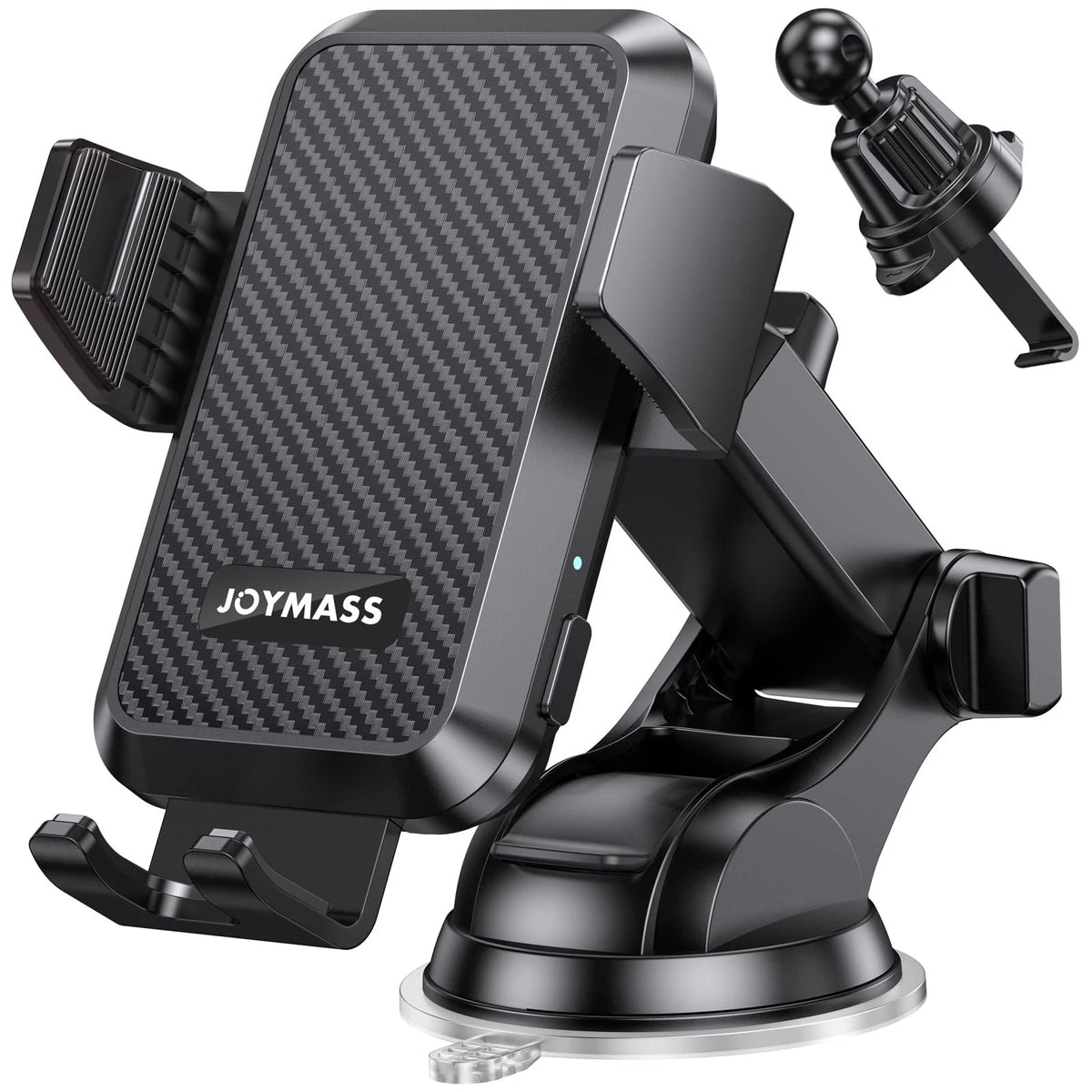 JOYMASS Wireless Car Charger, Phone Holders for Your Car, 15W Auto BLACK