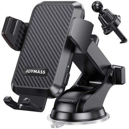 JOYMASS Wireless Car Charger, Phone Holders for Your Car, 15W Auto BLACK