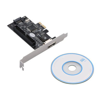 PCI-E to 3 port eSATA SATA IDE Expansion Card Raid Controller Adapter Card