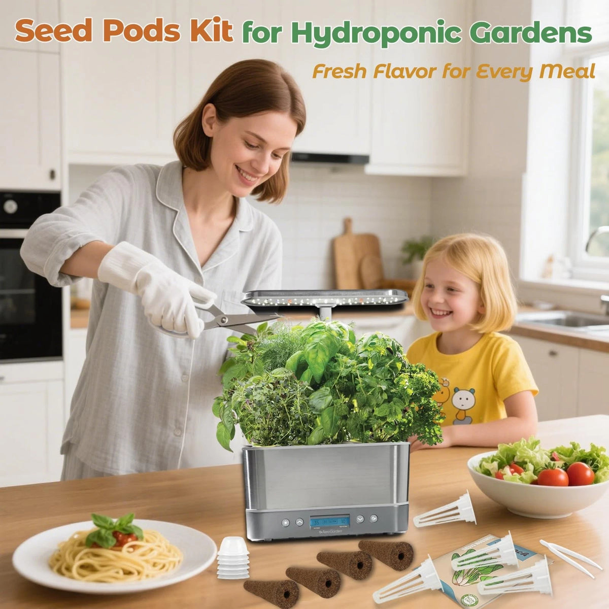 Herb Seed Pods Kit Hydroponic -12 Refill Grow with Classic Herbs
