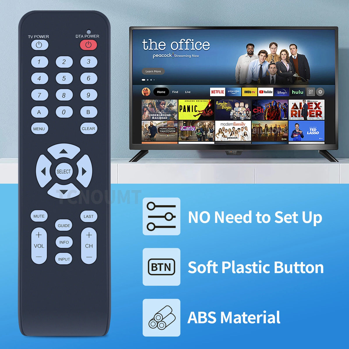 RC2843004/01B Remote Control For Time Warner Cable RC2843004 RC2843001