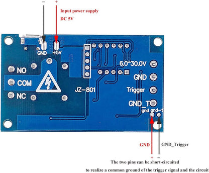 [2 Pack] DC 6-30V Timer Relay Programmable Delay Module Cycle Timer...
