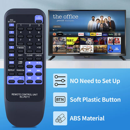 RC-P0711 Remote Control For Kenwood CD Player CD406 CD403 CD404 CD406