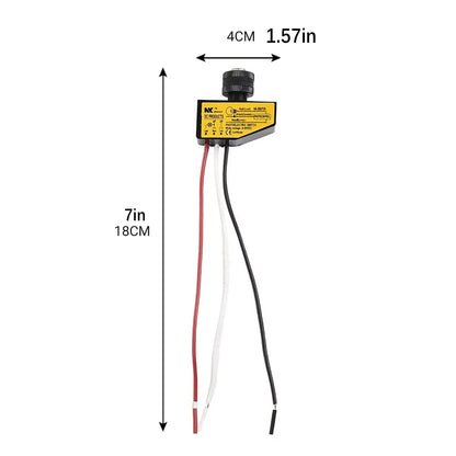 Automatic Light Sensor Control Switch DC 8V-50V Photocell Light Switch Parts