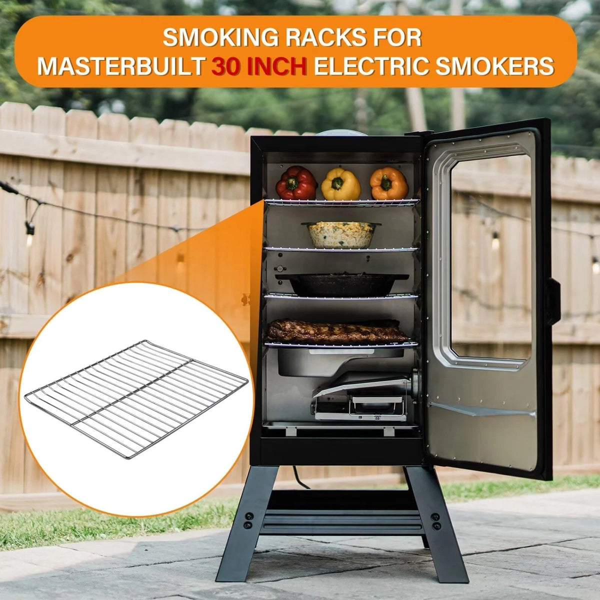 Cooking Grate Replacement Part for Masterbuilt 3 Pack 30 Inch
