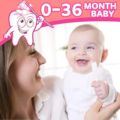 EASICUTI Baby Tongue Cleaner, 42Pcs Disposable 1 Count (Pack of 42), White