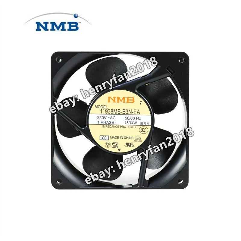 11938MB-B3N-EA-00 4715MS-23T-B50 NMB Fan 230VAC 15/14W 120*120*38mm Cabinet Fan
