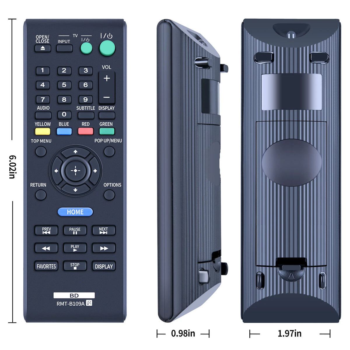 RMT-B109A Remote Control For Sony DVD Player BDP-S380 BDP-S580 BDP-S480