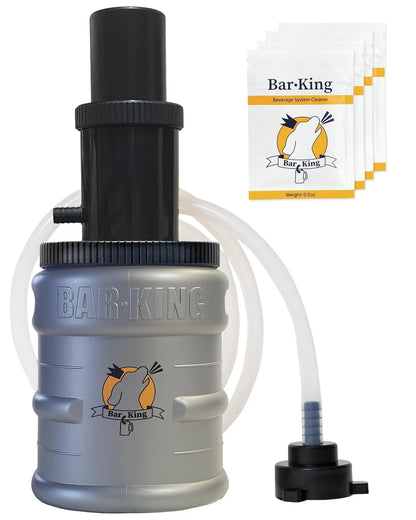 Bar-King Quick-Connect Kegerator Beer Line Cleaning kit. Standard w/4 Packs