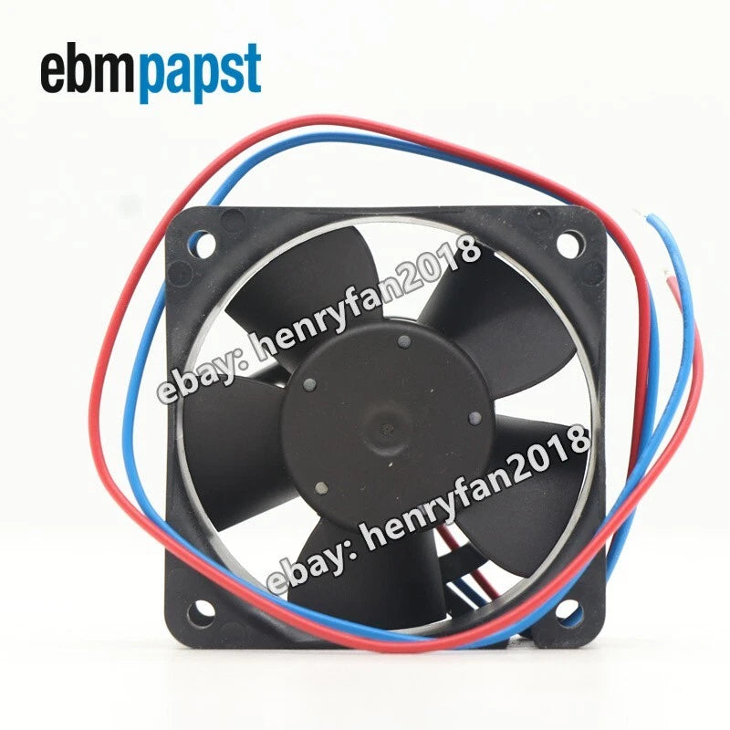 Ebmpapst Fan 612NGH Axial Fan DC 12V 2.4W 60*60*25mm 100mA Cooling Fan 2-Wire