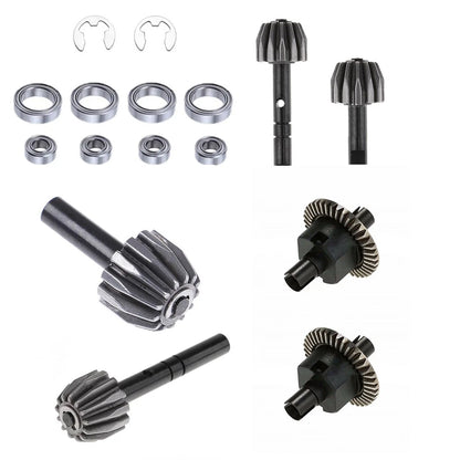 For HSP 1/10 RC Car Metal Front & Rear Differential Gear Kit Accessories