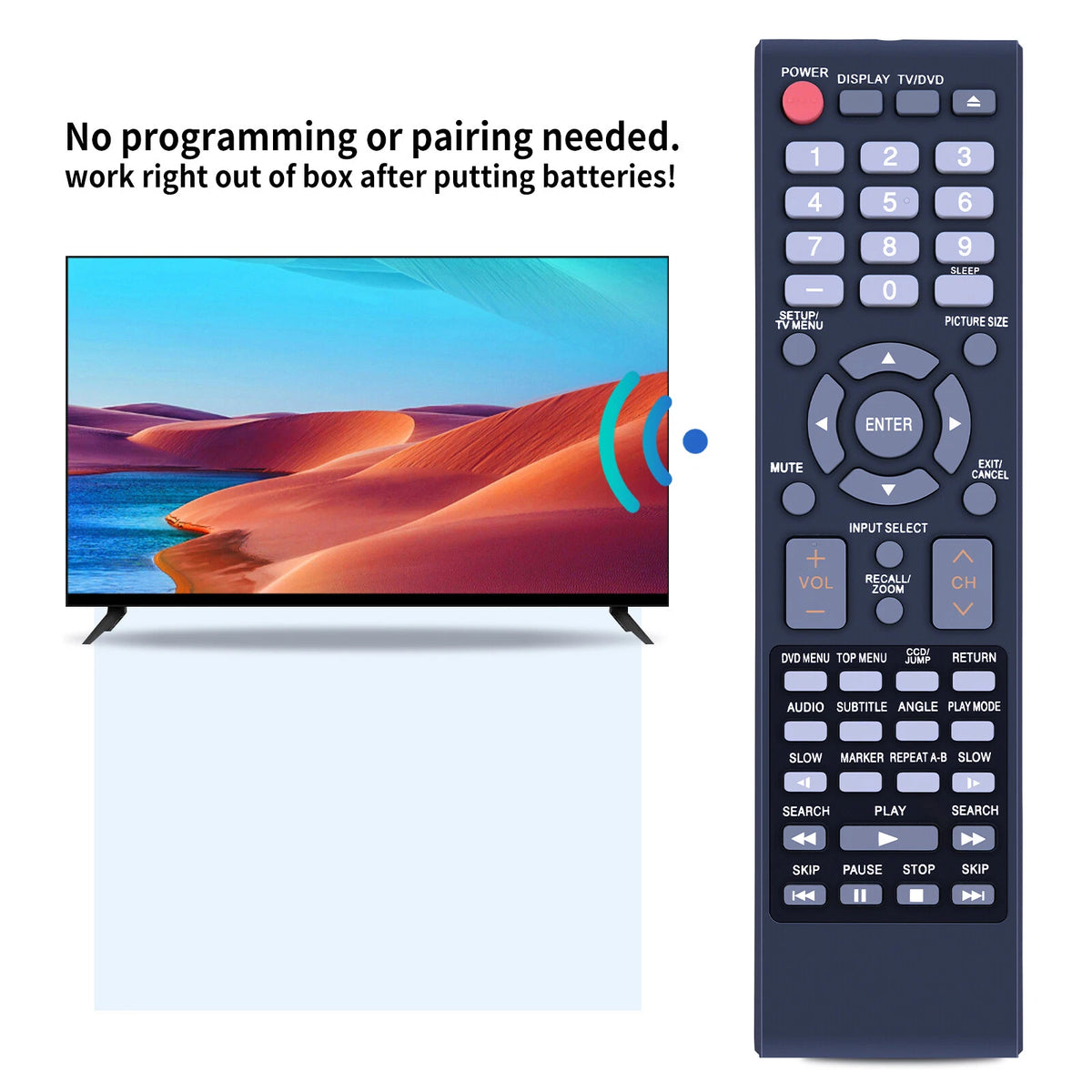 076R0SA011 Replacement Remote Control For Hitachi L26D204