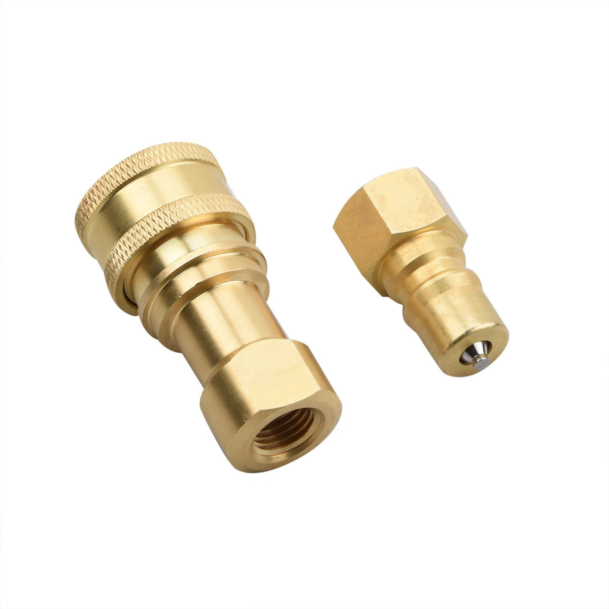 1Pack High Quality 1/4" Quick Connector Kit Up to 5000-6000 PSI for Ball Valve