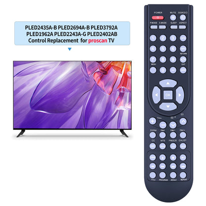 Remote Control For Proscan PLED2435A-B PLCD1526A PLED3792A PLED1962A PLED2402A