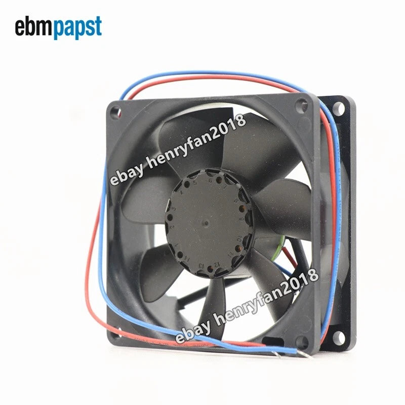 For ebmpapst 8414NH-221 Axial Fan DC 24V 2.4W 98mA 80*80*25mm 2wires Cooling Fan