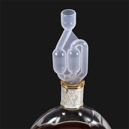 2PCS Transparent One-way Beer Making Tool Equipment Airlock Accessories