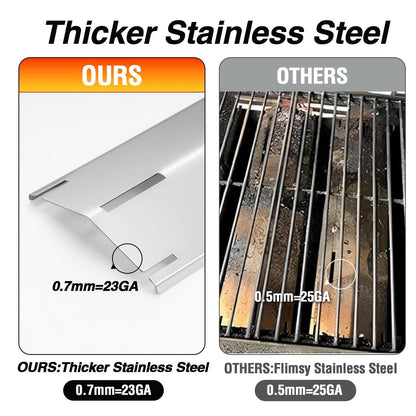 Universal Heat Tents Replacement for Charbroil, Nexgrill, silver