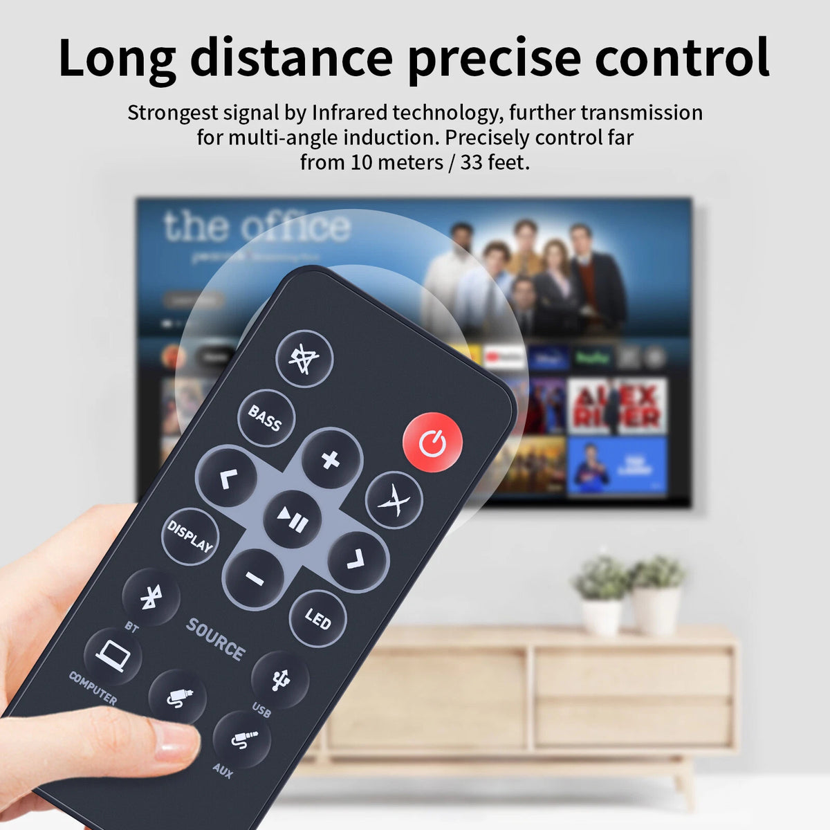 For Creative MF8245 Sound BlasterX Katana Speaker System Remote Control
