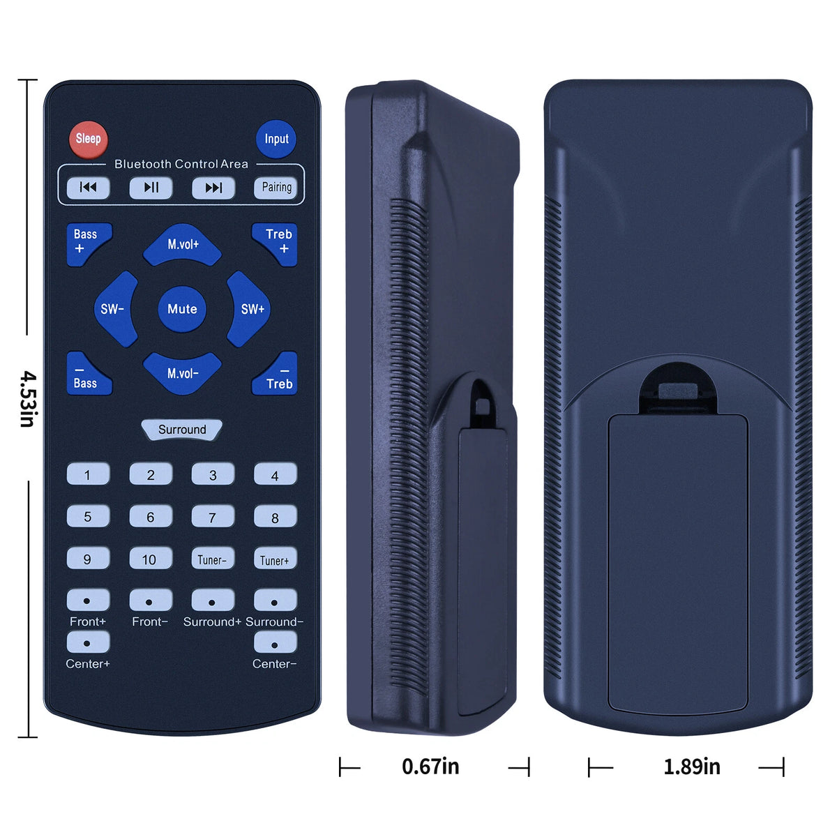 Remote Control For PYLE PFA540BT Wireless Bluetooth Home Audio Amplifier