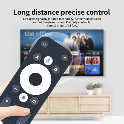 Voice Remote Control For Onn Google TV 4K Pro Streaming Device 100135769