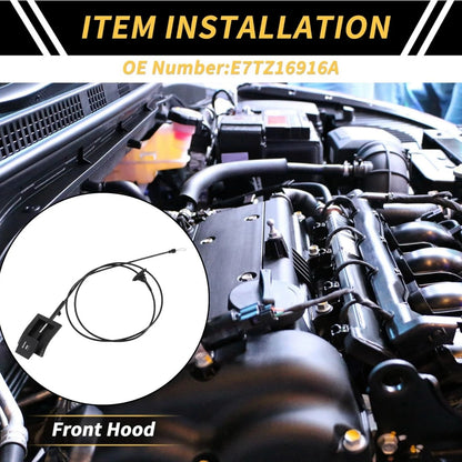Tested E7TZ-16916-A Hood Release Cable With Handle For Ford Bronco Durable