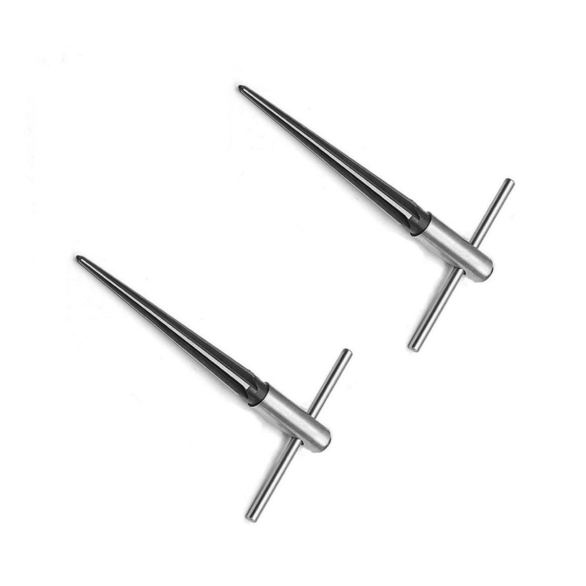 2Pcs 3-13/5-16mm Steel Guitar Tapered Reamer Tungsten For Guitar Repairing Tool;