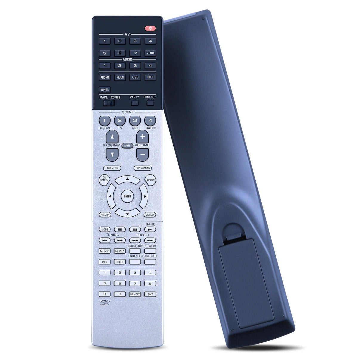 For Yamaha Receiver Remote Control RAV517 ZK06670 fits RX-A1040 RXA1040